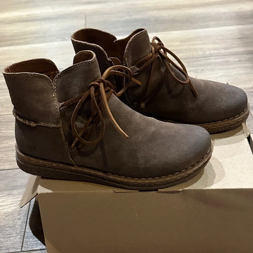 Born Brown Ankle Boots - Picture 9 of 11